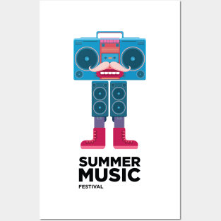 Summer Music Festival Posters and Art